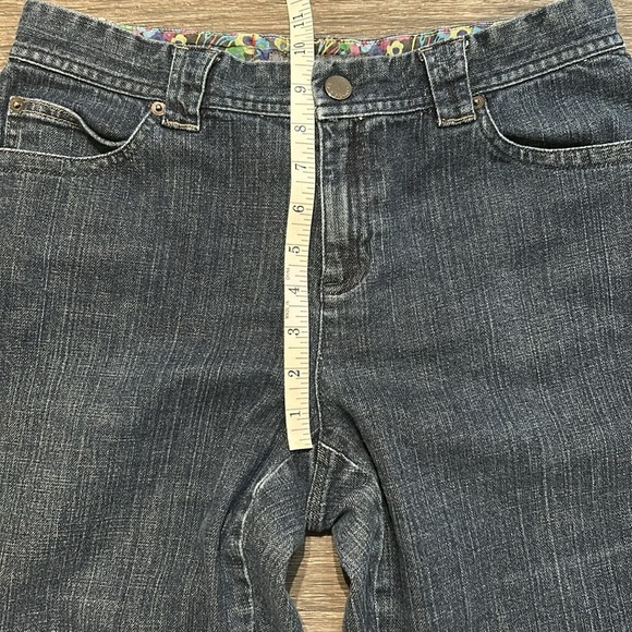 Liz Claiborne Bootcut Boot Cut Jeans Denim Dark Wash Size 10 Petite Y2K - Picture 5 of 9